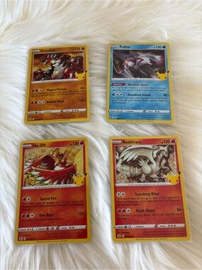 Pokemon Celebrations 25th Anniversary Special 4 Card Set